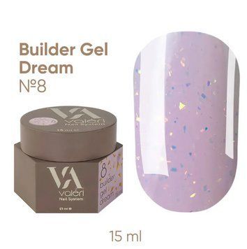 Valeri NEW Builder Gel Dream 15ml №08 NVDBG15-08 фото