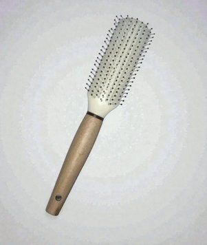 Расчёска для волос с дерев. руч. прямоуг. (W-6843) 21316 фото