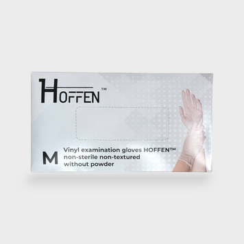 Рукавички вінілові HOFFEN розмір M 17050 фото