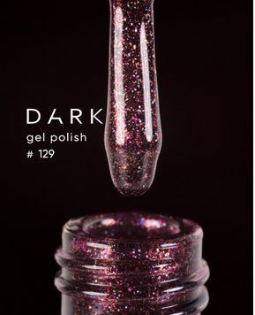 Гель лак Dark 129, 10ml 19823 фото