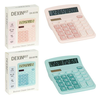 Калькулятор цветной DX-837B 23488 фото