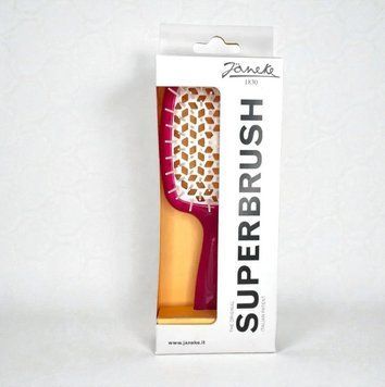 Janeke Superbrush the original гребінець продувна, щітка для волосся малинового кольору з білим 82SP226FUX фото