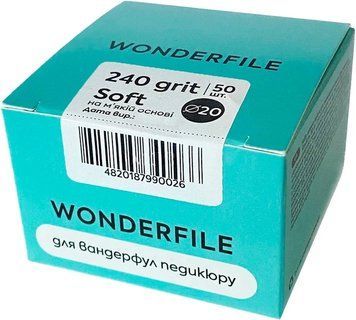 Змінні файли на піні для диска 20мм Wonderfile(240грит) WFPDF20/240 фото
