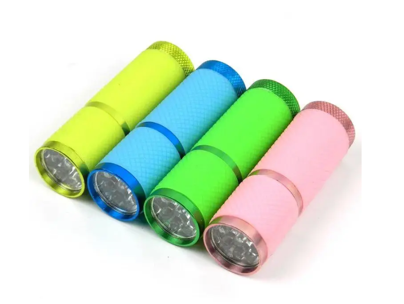 Ультрафіолетовий ліхтарик для полімеризації, для манікюру 9 led, Синій 11739 фото