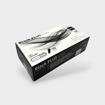 Рукавички Ceros Black PLUS 5.0г M 22017 фото